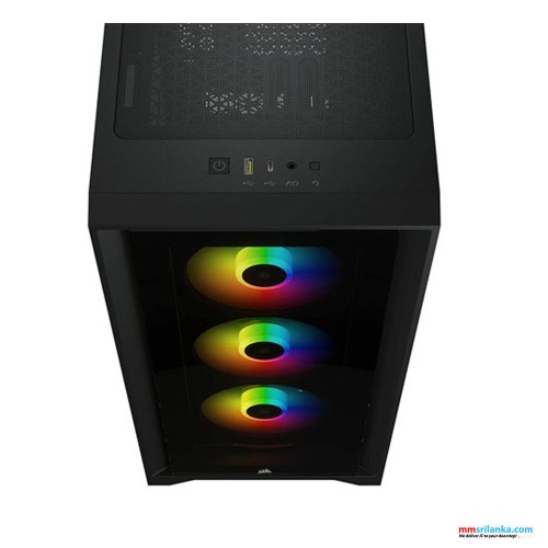 CORSAIR ICUE 4000X RGB BLACK ATX CASE